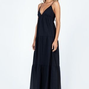Princess Polly Chelsea Maxi Dress Black